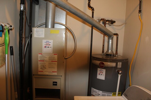 3184 Windcrest Dr # 14, Grand Rapids, MI 49525 - utility room with washer / clothes dryer and water heater