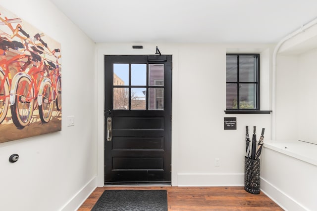 22 Jefferson Ave SE, Grand Rapids, MI 49503 - entryway featuring wood finished floors and baseboards