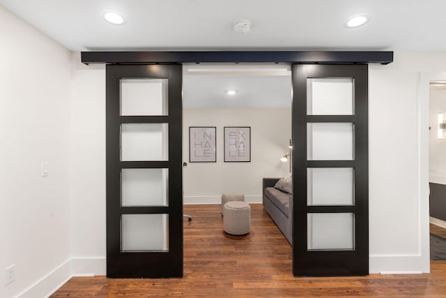 22 Jefferson Ave SE, Grand Rapids, MI 49503 - entrance foyer featuring wood finished floors, recessed lighting, and baseboards