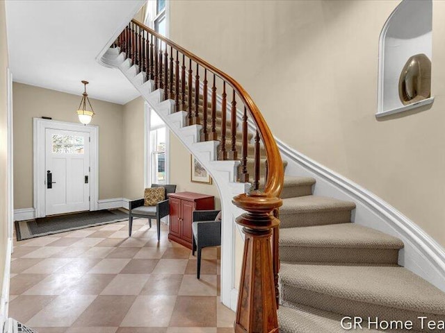 22 Jefferson Ave SE, Grand Rapids, MI 49503 - foyer entrance with stairs