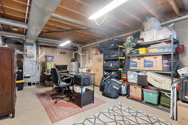 10951 N Waldron Rd, Jerome, MI 49249 - view of unfinished below grade area