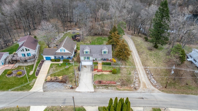 10951 N Waldron Rd, Jerome, MI 49249 - birds eye view of property