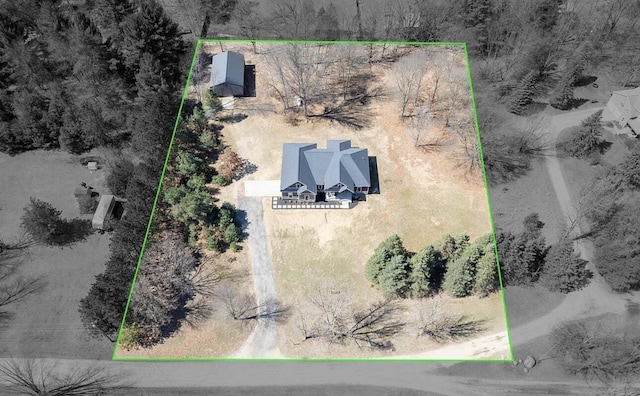 8477 84th St SE, Alto, MI 49302 - birds eye view of property