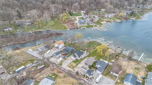 66100 Dolans Ave, Vandalia, MI 49095 - aerial view featuring a residential view and a water view