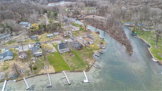 66100 Dolans Ave, Vandalia, MI 49095 - birds eye view of property featuring a water view