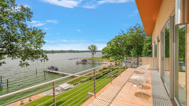 602 Lawn Ave, Holland, MI 49424 - balcony with a water view