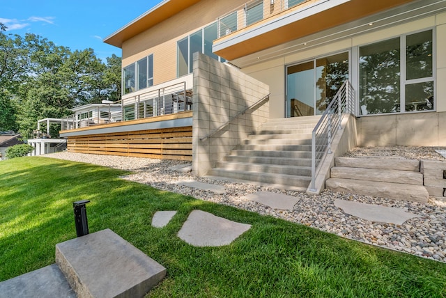 602 Lawn Ave, Holland, MI 49424 - exterior space with a lawn