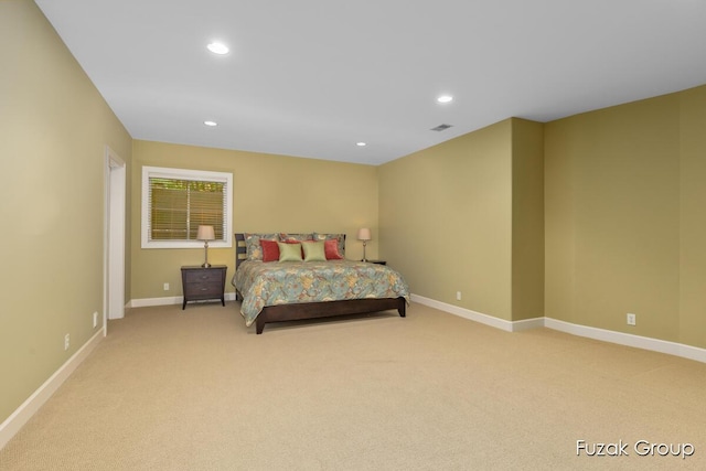 17180 Shore Oaks W Ln, Holland, MI 49424 - bedroom featuring light colored carpet and recessed lighting