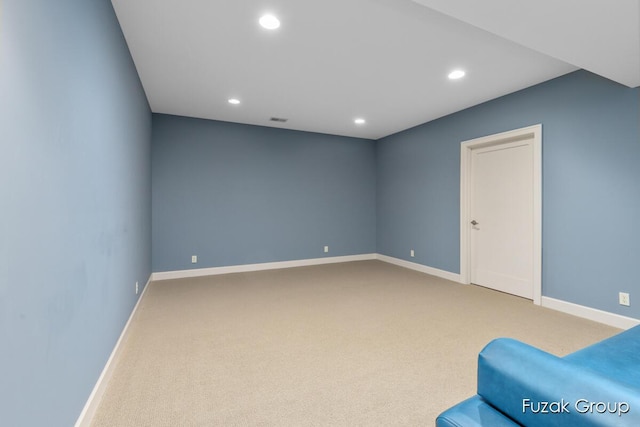 17180 Shore Oaks W Ln, Holland, MI 49424 - unfurnished room featuring recessed lighting and carpet