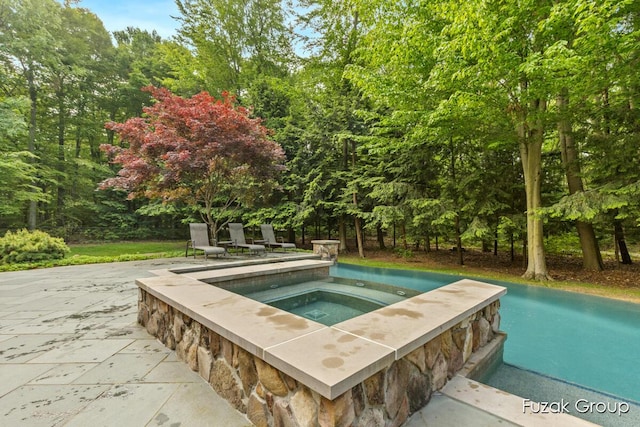 17180 Shore Oaks W Ln, Holland, MI 49424 - swimming pool with an in-ground hot tub