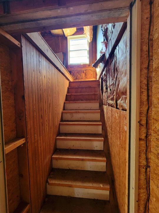 view of stairs