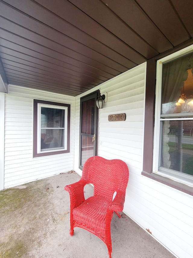 view of patio / terrace with covered porch
