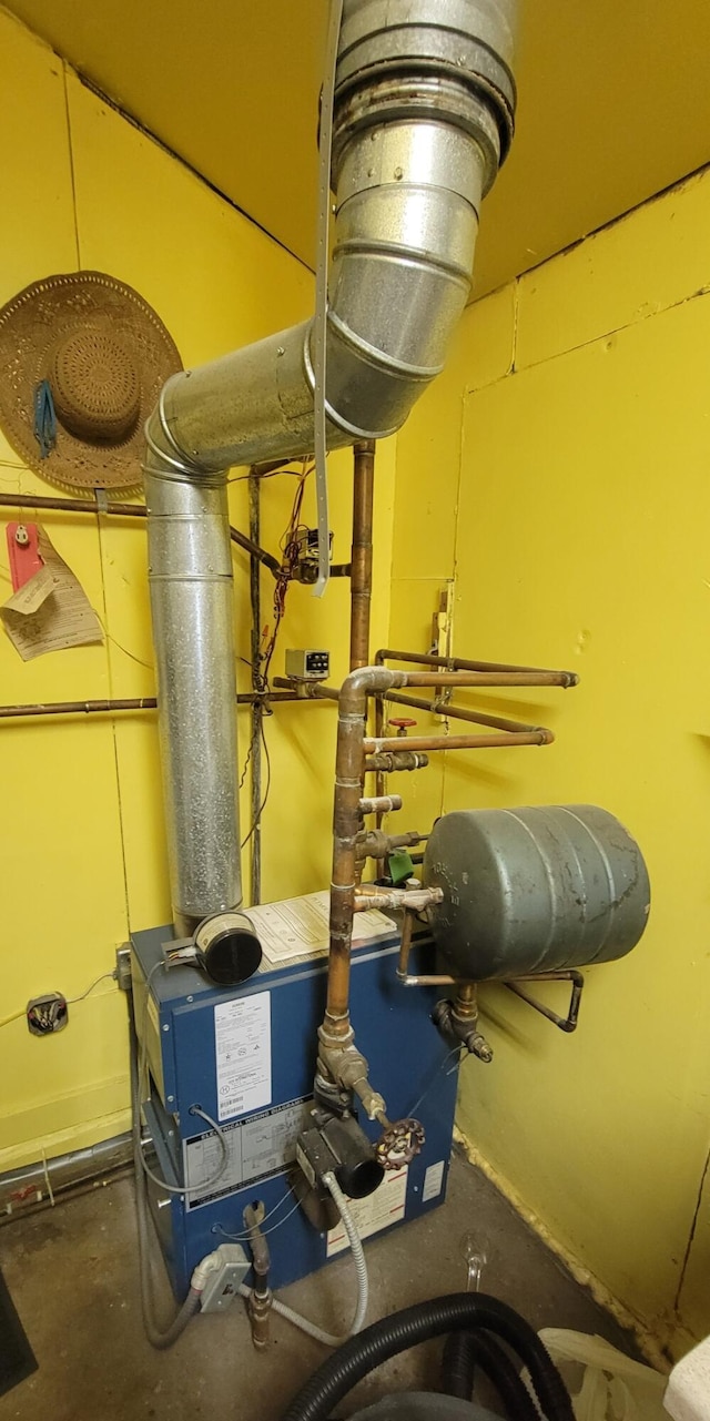 view of utility room