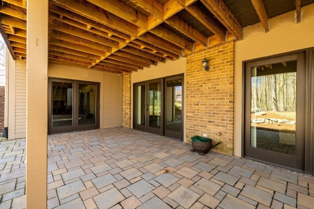 view of patio / terrace with french doors