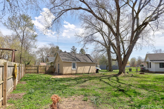 3552 47th St, Hamilton, MI 49419 - view of yard with a fenced backyard