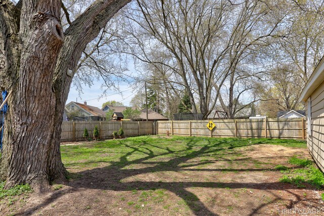 3552 47th St, Hamilton, MI 49419 - view of yard featuring a fenced backyard