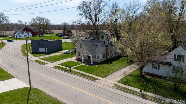 3552 47th St, Hamilton, MI 49419 - drone / aerial view featuring a residential view