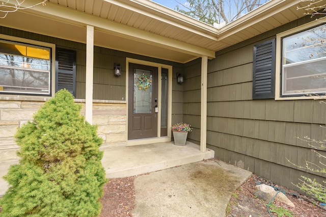 419 Larkspur Ave, Portage, MI 49002 - entrance to property with a porch