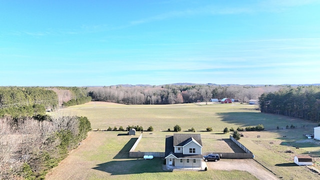 6039 W Morris Lake Rd, Mears, MI 49436 - bird's eye view featuring a rural view