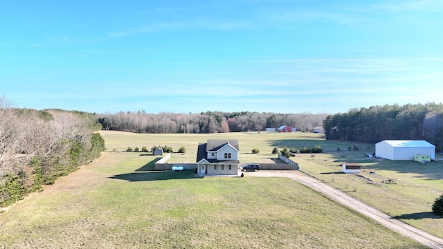 6039 W Morris Lake Rd, Mears, MI 49436 - bird's eye view with a rural view