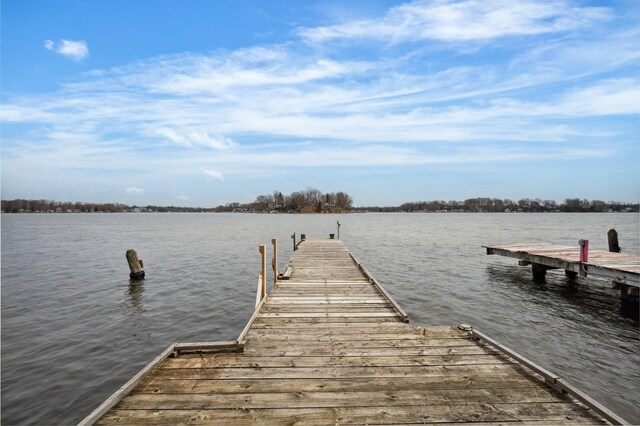5505 Lakewood Dr, Coloma, MI 49038 - dock area with a water view