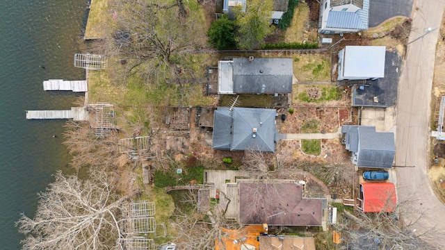 5505 Lakewood Dr, Coloma, MI 49038 - bird's eye view with a water view