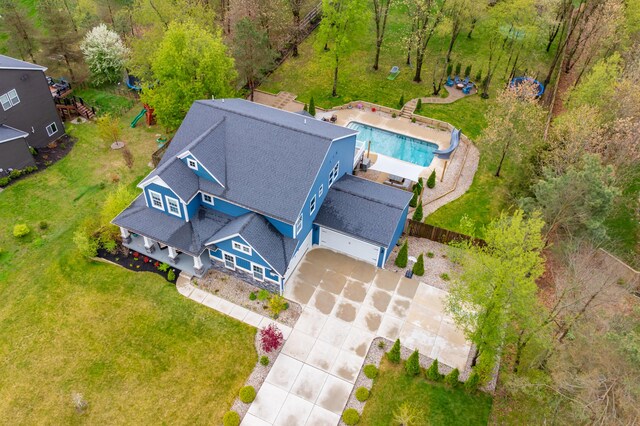 5849 Gavin Ln, Kalamazoo, MI 49009 - drone / aerial view
