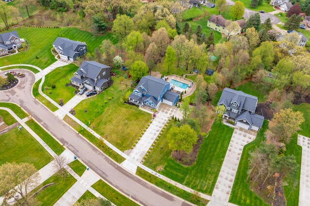5849 Gavin Ln, Kalamazoo, MI 49009 - birds eye view of property featuring a residential view