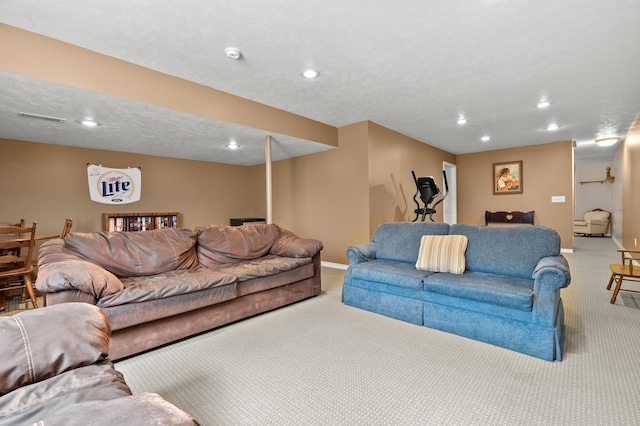 51441 Jordan St, Paw Paw, MI 49079 - carpeted living area with recessed lighting