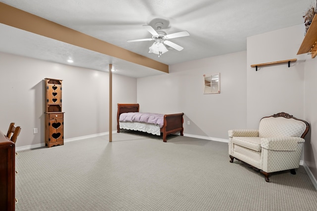 51441 Jordan St, Paw Paw, MI 49079 - bedroom with carpet and ceiling fan