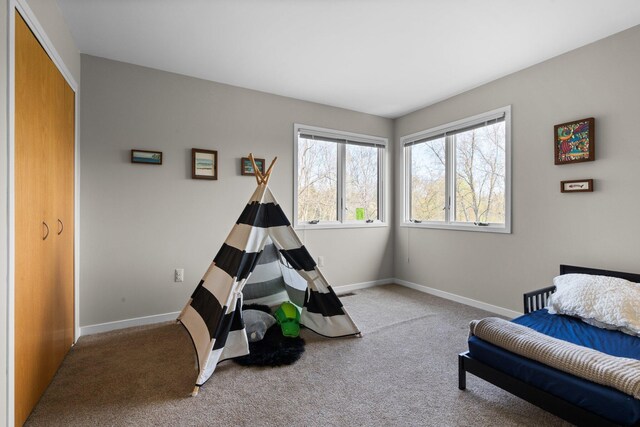 4138 W Loch Alpine Dr, Ann Arbor, MI 48103 - bedroom featuring carpet flooring and baseboards