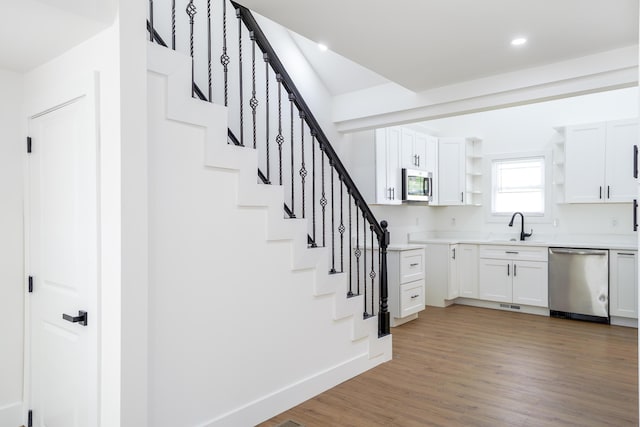 21611 Conners Ave, Warren, MI 48091 - interior space featuring baseboards, recessed lighting, wood finished floors, and visible vents