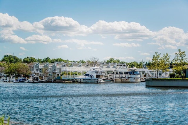 property view of water