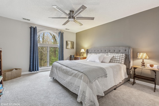 1888 Boardwalk, Saint Joseph, MI 49085 - bedroom featuring carpet floors, visible vents, and a ceiling fan