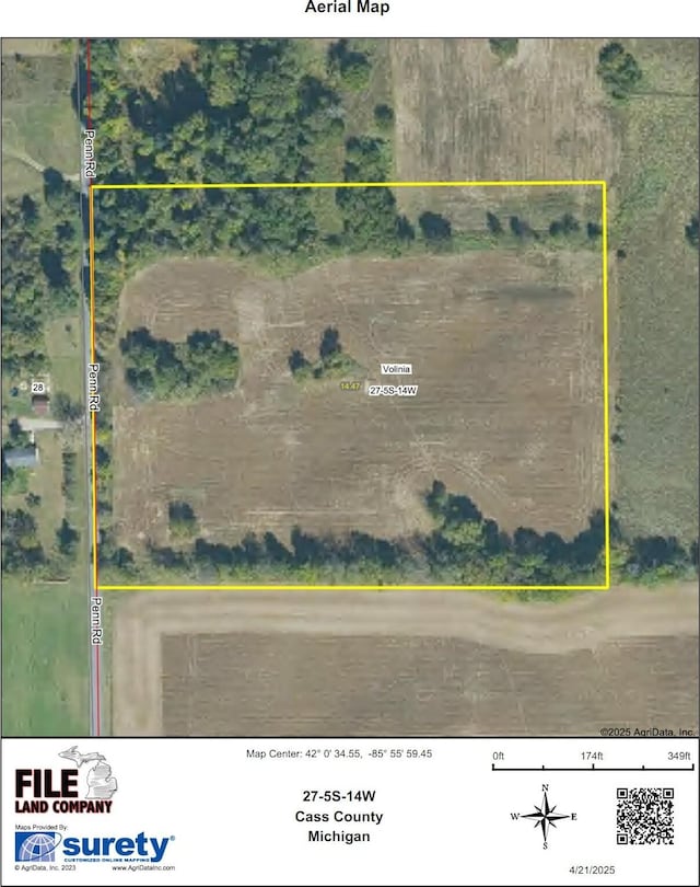 VL Penn Rd, Marcellus MI, 49067 land for sale