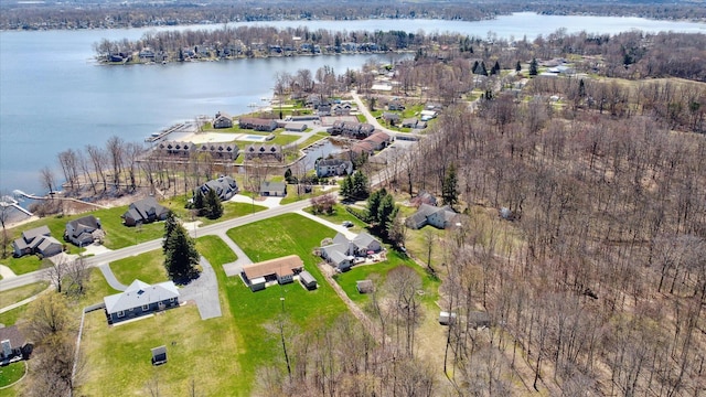 6030 Paw Paw Lake Rd, Coloma, MI 49038 - drone / aerial view with a water view
