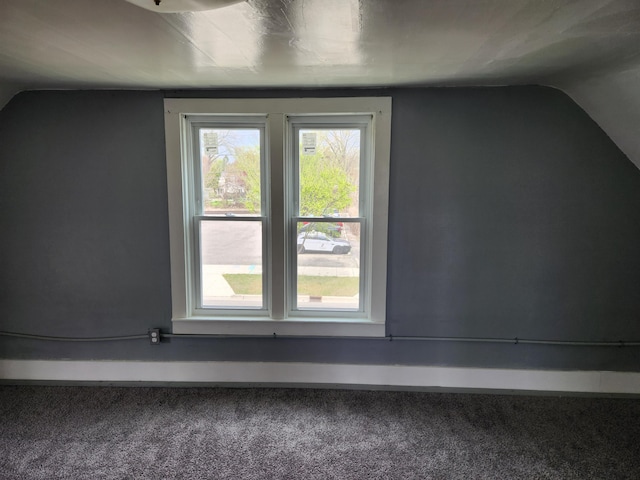 36707 Goddard Rd, Romulus, MI 48174 - bonus room with baseboards, carpet, and lofted ceiling