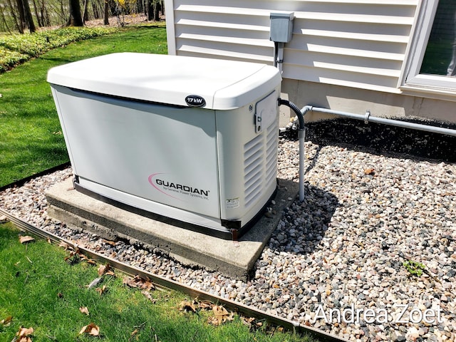 exterior details featuring a power unit