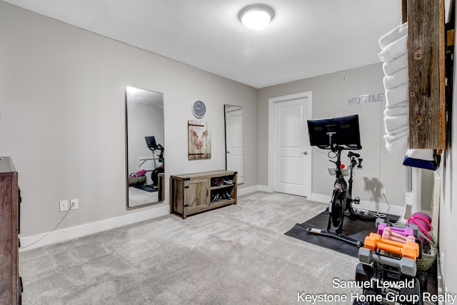 430 Union Ave NE Unit 303, Grand Rapids, MI 49503 - exercise room featuring carpet floors and baseboards