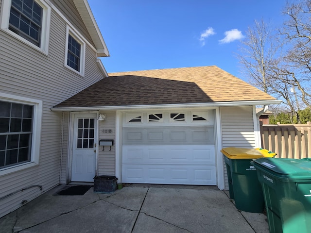 101 N Lewis St, Saline, MI 48176 - garage with concrete driveway