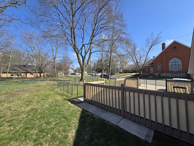 101 N Lewis St, Saline, MI 48176 - view of yard featuring fence