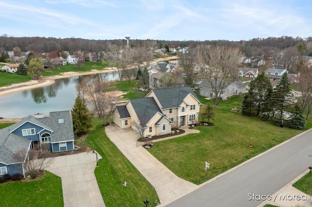 7174 Loma Linda Dr, Rockford, MI 49341 - aerial view of residential area with a large body of water