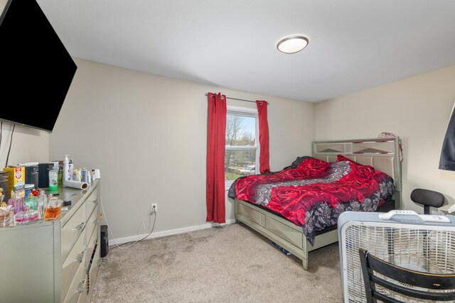 442 Emerald Ave NE, Grand Rapids, MI 49503 - bedroom featuring baseboards and light colored carpet