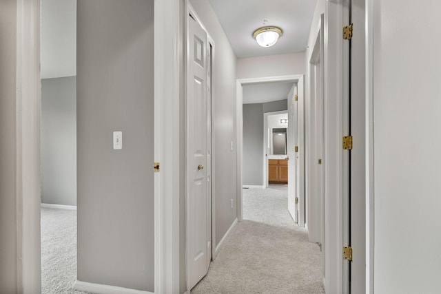 2777 Barclay Way, Ann Arbor, MI 48105 - hallway featuring carpet floors and baseboards