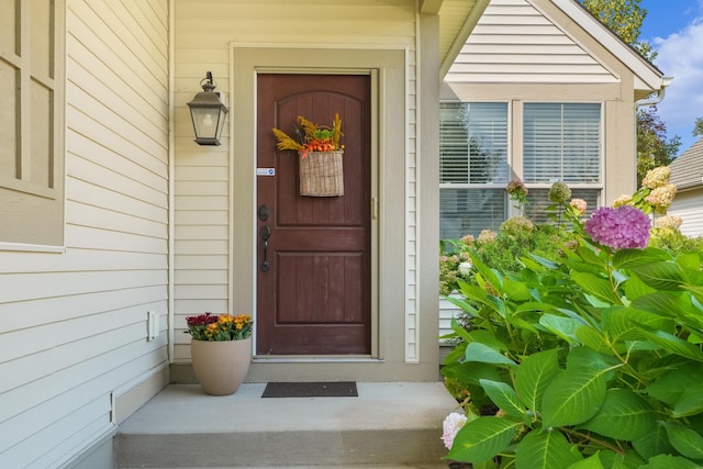 view of entrance to property