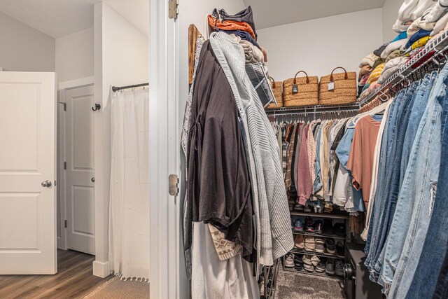 2537 Odawa Trl, Muskegon, MI 49444 - spacious closet with wood finished floors