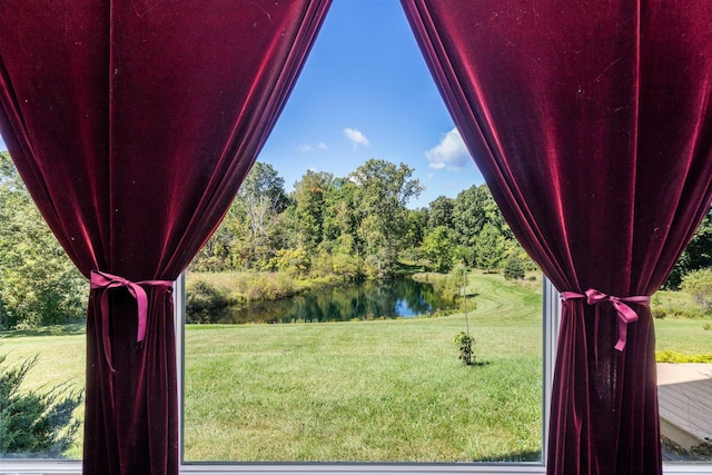 1280 Sylvan Rd, Chelsea, MI 48118 - details featuring a water view