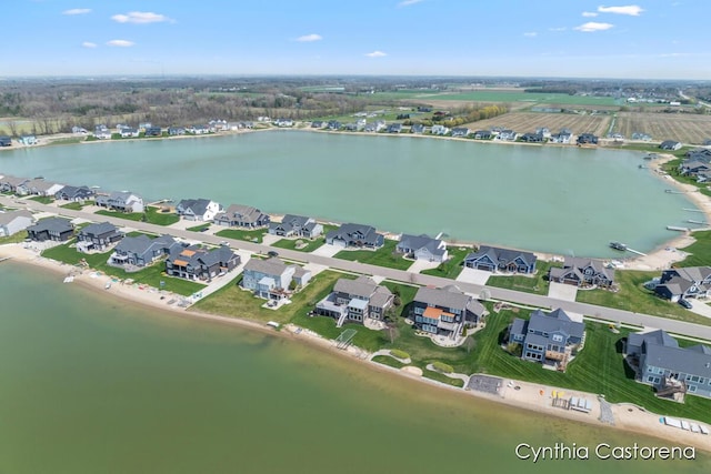 11325 Wake Dr, Allendale, MI 49401 - aerial view with a water view and a residential view