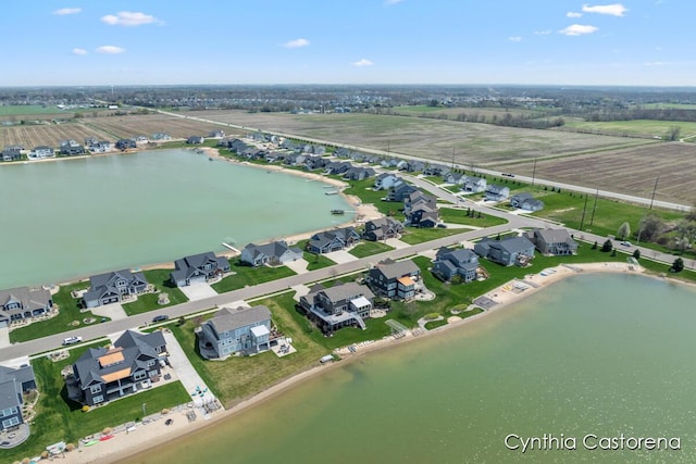 11325 Wake Dr, Allendale, MI 49401 - aerial view featuring a residential view and a water view