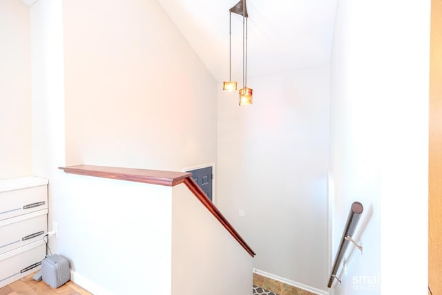 view of staircase